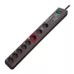 Brennenstuhl Secure-Tec automatinis 8 lizdų maitinimo juostos