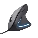 Vertikali pelė Trust Verto, ergonomi&scaron;ka, laidinė, juoda (22885)
