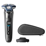 Elektrinis skustuvas Philips Shaver Series 7000 Wet and Dry, tamsaus chromo (S7887/35)