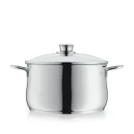 Puodas WMF Diadem Plus, 24 cm, 6,5 l, su stikliniu dangčiu (0734256040)