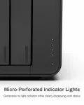 Diskų korpusas TerraMaster D4-320, 4 vietos, USB 3.2 Gen2 10 Gbps, juodas (D4-320)