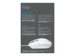 Klaviatūros ir pelės komplektas Logitech G102 LIGHTSYNC, Baltas