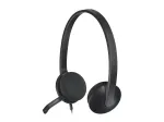 Ausinės su mikrofonu Logitech H340 USB, laidinės (981-000475)