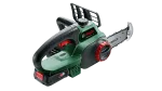 Akumuliatorinis grandininis pjūklas Bosch UniversalChain 18, 20 cm, su 2,5 Ah akumuliatoriumi ir krovikliu, žalias (06008B8000)