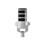 Dinaminis mikrofonas R&Oslash;DE PodMic, XLR, baltas (PODMICW)