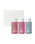AnillO Rosy Night & Shower Time Travel Shower Kit &ndash; kelioninis kūno ir plaukų priežiūros rinkinys