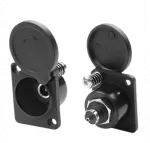 Įkrovimo lizdas DC 2.1 x 5.5 su dangteliu