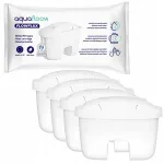 Vandens filtras, skirtas &bdquo;Brita Dafi&ldquo; ir kitiems filtravimo ąsotėliams - 4 vnt. &bdquo;AquaFlow FlowFlux&ldquo;