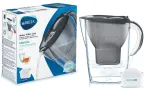 Vandens filtravimo ąsotis Brita Marella, 2.4l, juodas, su 1 vnt Maxtra+ vandens filtru