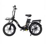 RIDE-E X16 elektrinis dviratis (20"), juoda