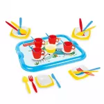 Arbatos rinkinys 4-iems su padėklu Dolu Fisher Price, 1821