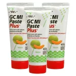 Dantų pasta su fluoru GC Mi Paste Plus Recaldent, melionų skonio, 35 ml, 3 vnt