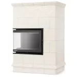 Kampinis koklinis židinys PORTO (14 kW) Smėlio Kairė
