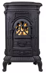 Ketaus krosnelė INGRID / AMBRA (6,5 kW) Juoda