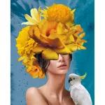 Tapybos pagal skaičius rinkinys 40&times;50 cm &ndash; Flower Dream in Orange (MG2429e)