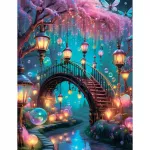 5D deimantinė mozaika 50&times;65 cm &ndash; Enchanted Street (LMC293e)