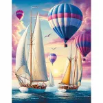 5D deimantinė mozaika 50&times;65 cm &ndash; Dawn Voyagers (LMC295e)
