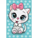 5D deimantinė mozaika 20&times;30 cm &ndash; Cute Kitten (LC040e)