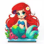5D deimantinė mozaika su mediniu pagrindu &ndash; Mermaid (UB02e)