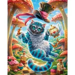 5D deimantinė mozaika 40&times;50 cm &ndash; Cheshire Cat (LG411e)