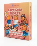 5D deimantinė mozaika su mediniu pagrindu &ndash; Capybara Sports (UB04e)