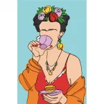 Tapybos pagal skaičius rinkinys 20&times;30 cm &ndash; Frida Kahlo (MC1143e)