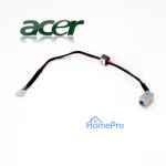 ACER Aspire 5251, 5336, 5551, 5551G, 5741, 5741G, 5741Z DC maitinimo įkrovimo lizdas su kabeliu