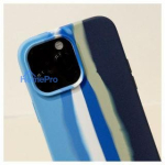 Evelatus Apple iPhone 15 Pro Silicone case Multi-Colored Blue