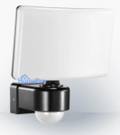 Floodlight TOS LED 30W 4000K, IP65, with infrared sensor, Black