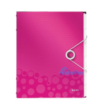 Leitz Divider Book WOW PP 12 starps, A4, polipropilēns, metālisks, rozā, 200 lapas, 265 mm, 17 mm