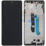 LCD screen Xiaomi Redmi Note 14 Pro 4G with touch screen with frame Midnight Black original (service pack)