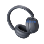 Headphones - Baseus Bass 35 Max Wired and Wireless USB Type-C Bluetooth 50h Playtime Gray
