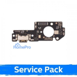 Charging port for Xiaomi Redmi Note 12 5G with flexible connector / wide (Service Pack)