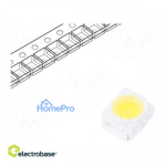 LED SMD 3528, PLCC2 white neutral 3500&divide;5300mcd 3950-4600K 70