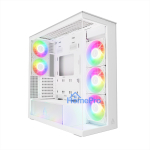Case, ARCTIC, Xtender (White), MidiTower, Case product features Transparent panel, Not included, Colour White, ACPCC0001