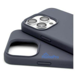 Evelatus Apple iPhone 15 Pro Premium Magsafe Soft Touch Silicone Case Midnight Blue