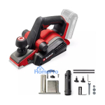 Professional cordless planer TP-PL 18 / 3 Li BL-Solo, 18 Volt (red / black, without battery and charger)