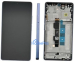 LCD screen Xiaomi Redmi Note 13 Pro 4G / Poco M6 Pro 4G with touch screen with frame Lavender Purple original (service p