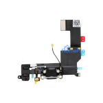 Flex for iPhone 5S audio and charging connector with microphone BLACK ORG