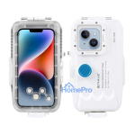 Waterproof Phone Case - Puluz PU9115W 40 m One-way Valve White