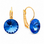 Auskarai &bdquo;Clarice II (Sapphire)&ldquo; su Swarovski&reg; kristalais