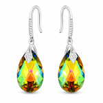 Sidabriniai auskarai &bdquo;Baroque II (Vitrail Medium)&ldquo; su Swarovski&reg; kristalais