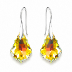 Sidabriniai auskarai &bdquo;Baroque IV (Aurora Borealis)&ldquo; su Swarovski&reg; kristalais
