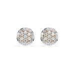 Auksiniai auskarai su deimantais &bdquo;Diamond Blossom XI&ldquo;