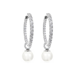 Sidabriniai auskarai &bdquo;Galos XVII&ldquo; su Swarovski&reg; kristalais