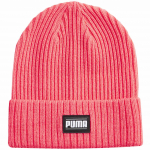 Kepurėlė Puma rimbuotas klasikinis rankogalis beanie rožinė 024038 08