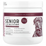 Chew + Heal, Senjorams skirtas 12 viename multivitaminų kompleksas &scaron;unims, 60 mink&scaron;tų kramtomųjų tablečių, 240 g
