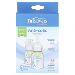 Dr. Brown's, &bdquo;Natural Flow&reg;&ldquo; antikolikinis kūdikių buteliukas &bdquo;Option+&trade;&ldquo;, 0+ mėn., 2 buteliukai po 60 ml