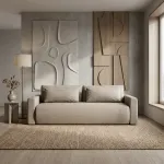 Sofa-lova Belfast (trivietė, tekstūra), 238x105 cm