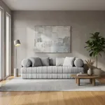 Sofa-lova Kemi (buklė), 206x95 cm